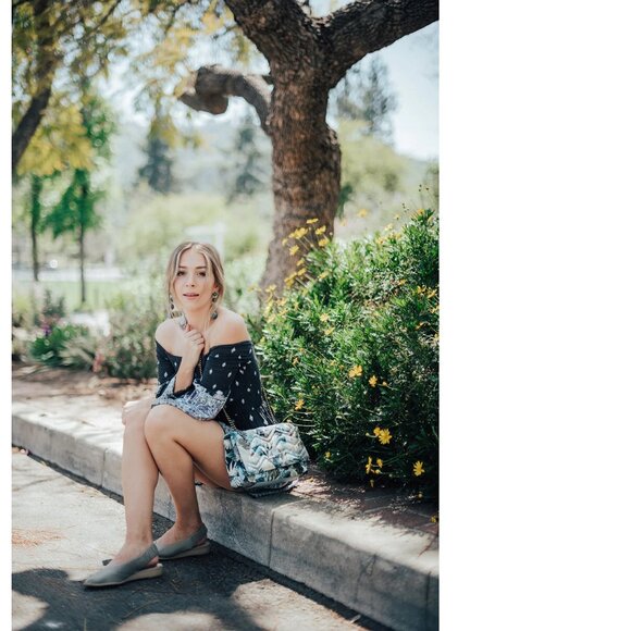 PAINTED DESERT BAGUETTE IN DUSTY SKY by Ella Jae Gypset NWT - Picture 8 of 12